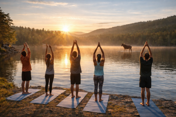 Yoga in schweden am see