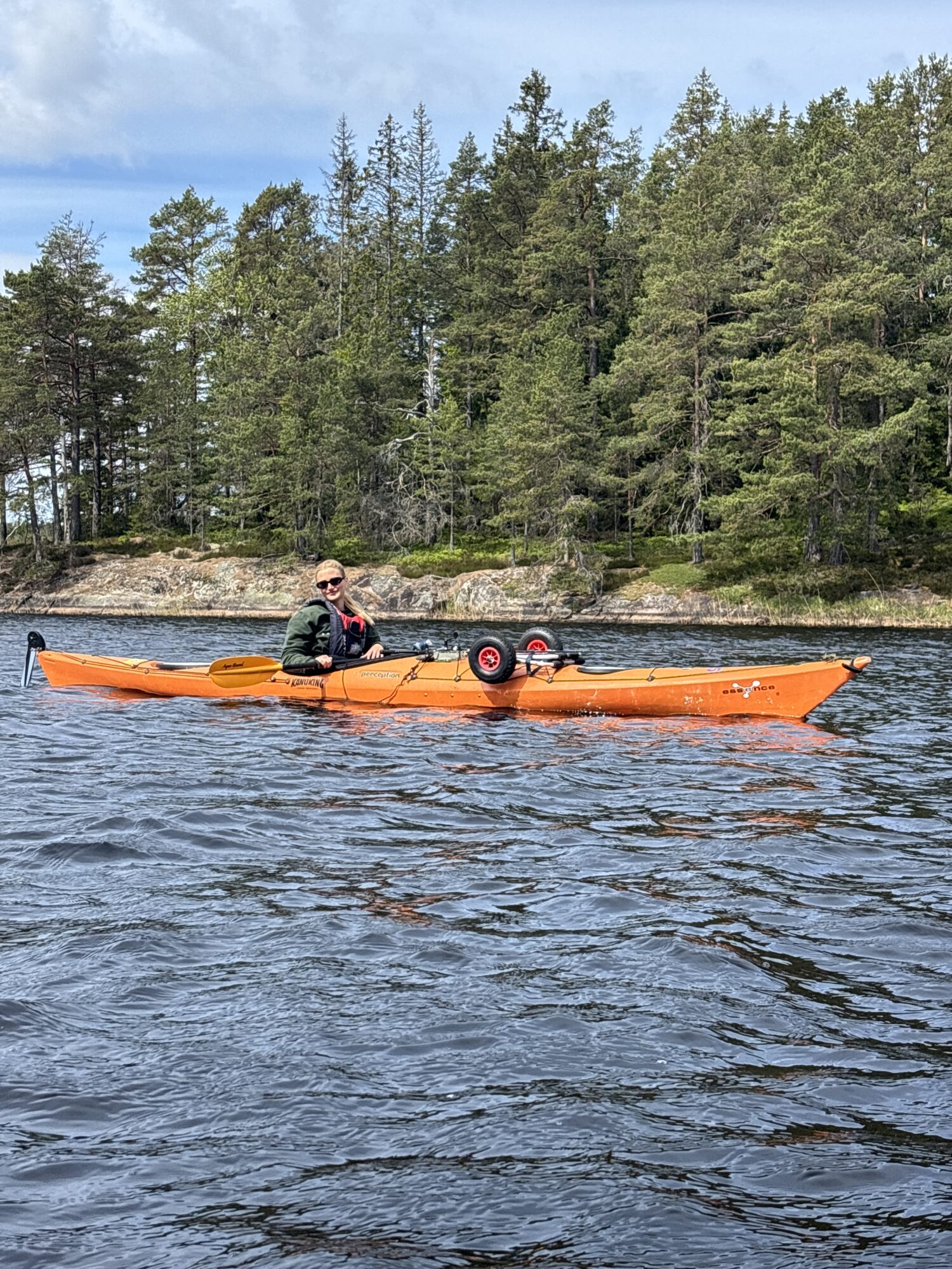 kajakfahren im schwedeischen Dalsland mit Kanuking